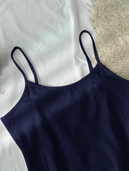 Tseoso Casual Minimalist Tank Top, Versatile 95% Cotton, Suitable For Summer