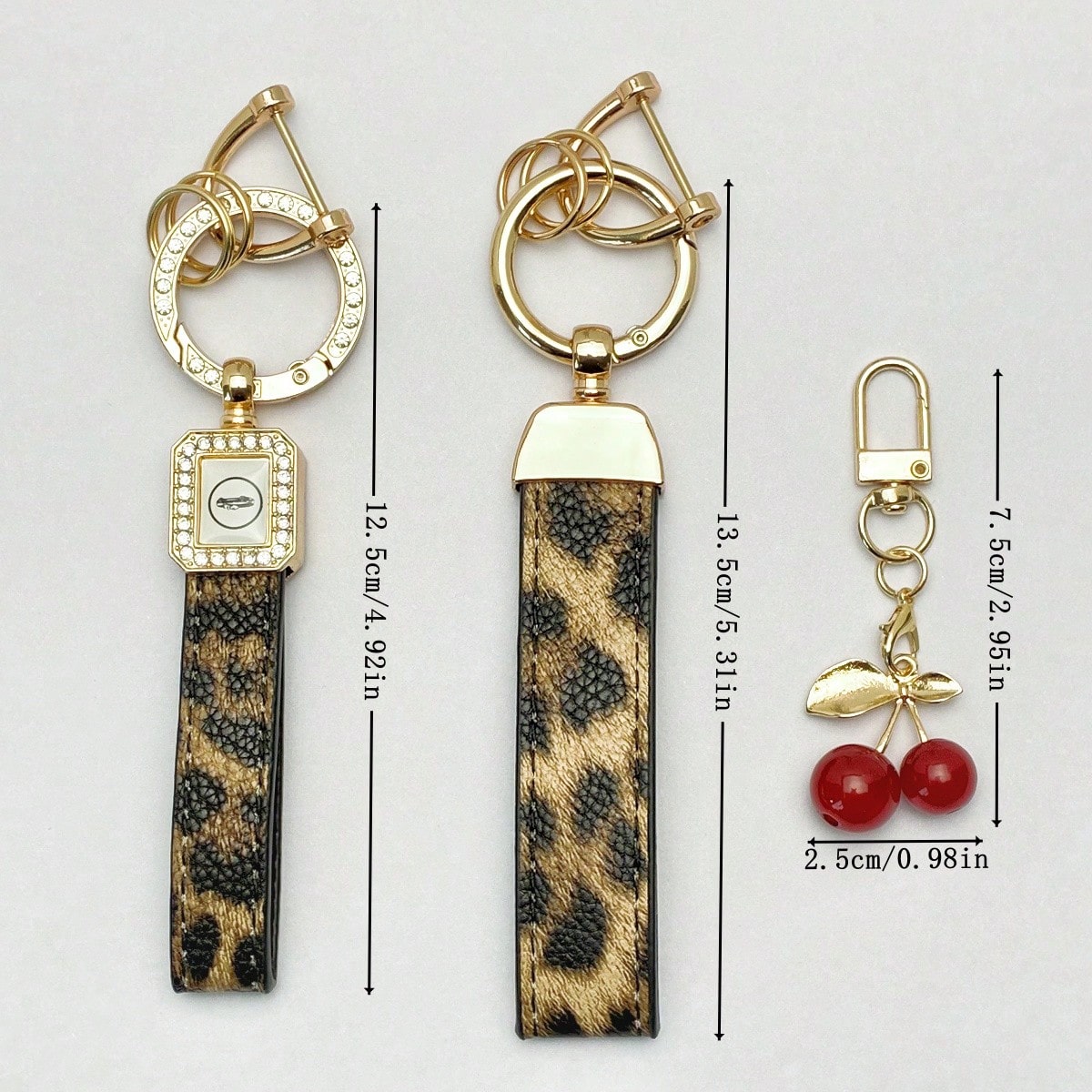 TTOBS 1 Car Keychain With Cute Cherry Pendant