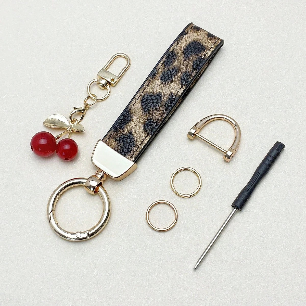 TTOBS 1 Car Keychain With Cute Cherry Pendant