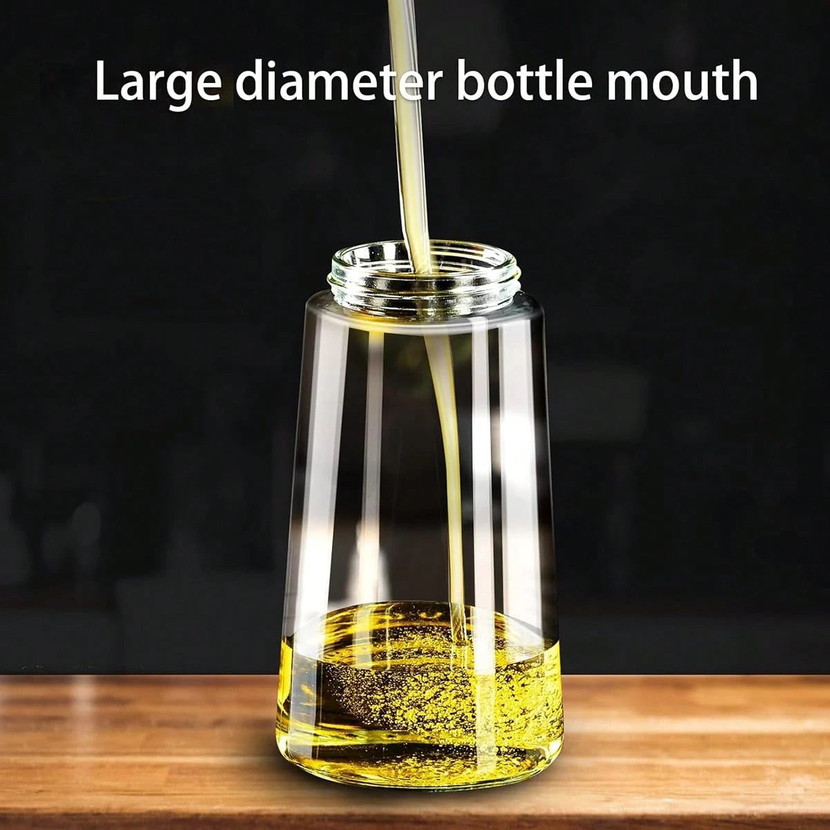 TUMATICLY 2PCS Glass Olive Oil Bottles, 2-In-1 Dropper & Oil Sprayer Kitchen Gadgets, Dark Green Glass For Anti-Oxidation, 16oz/480ml Seasoning Storage Bottles, Oil Sprayer & Dispenser, Perfect Housew