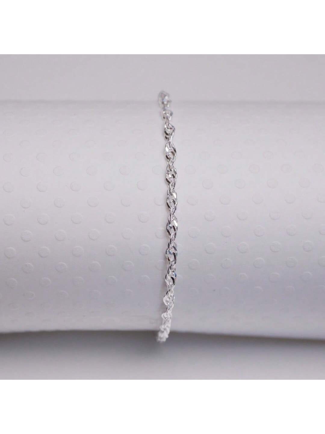 Twisted Anklet Minimalist Shiny Anklet Multi-Layer Anklet Women's Silver Anklet Beach Anklet Boho Style Anklet Foot Jewelry Mother's Day Summer Accessory Gift