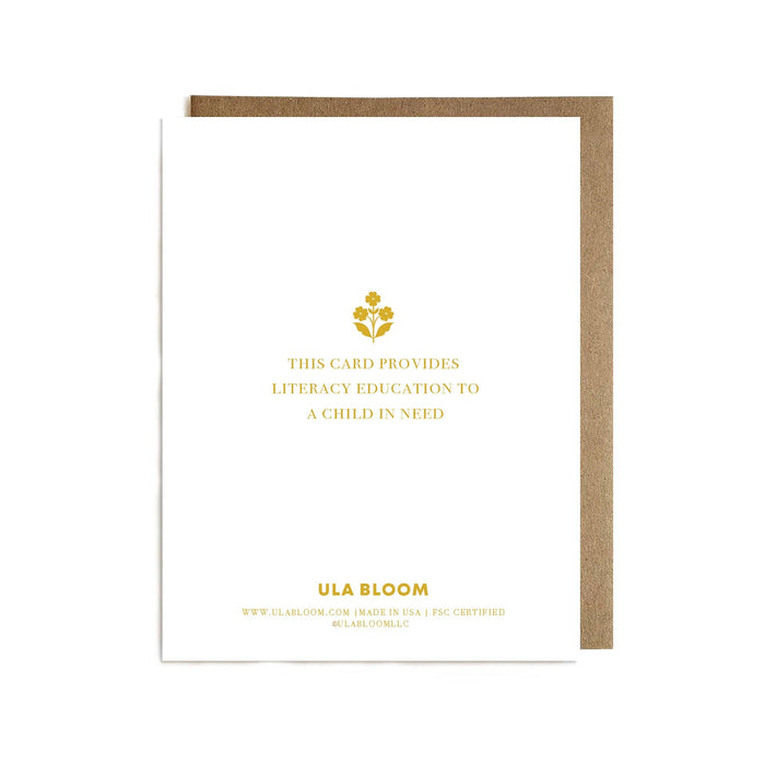 Ula Bloom - Monkey Bar Card
