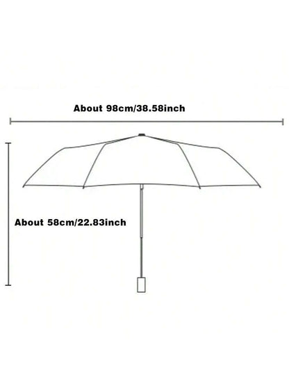 Umbrella Sun Umbrella Folding Umbrella Travel Essentials Dual-Purpose Sun Rain Umbrellas Fully Automatic Umbrellas UV Protection Increased Thickness For Both Men And Women Windproof Compact Collapsibl