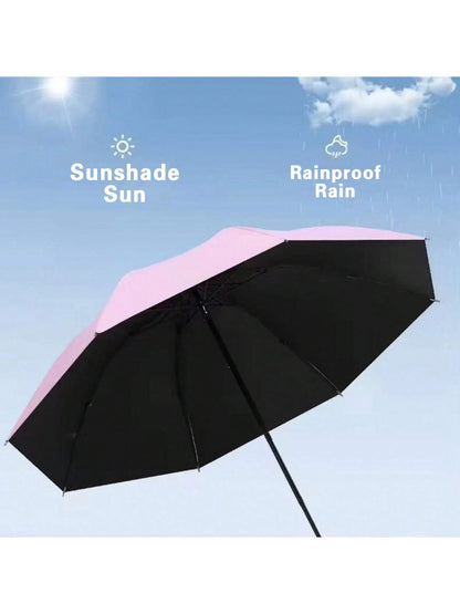 Umbrella Sun Umbrella Folding Umbrella Travel Essentials Dual-Purpose Sun Rain Umbrellas Fully Automatic Umbrellas UV Protection Increased Thickness For Both Men And Women Windproof Compact Collapsibl