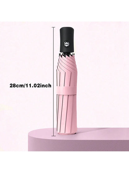 Umbrella Sun Umbrella Folding Umbrella Travel Essentials Dual-Purpose Sun Rain Umbrellas Fully Automatic Umbrellas UV Protection Increased Thickness For Both Men And Women Windproof Compact Collapsibl