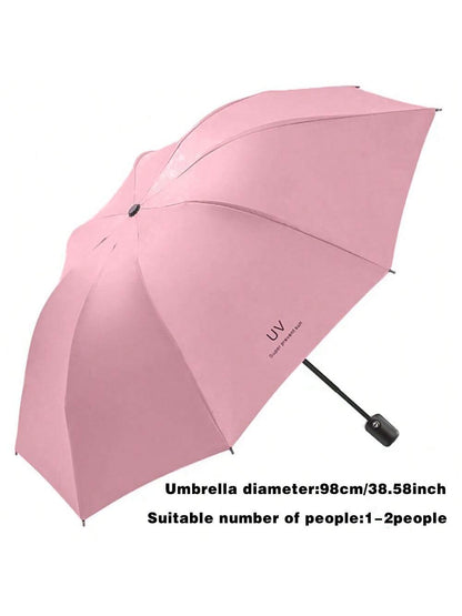 Umbrella Sun Umbrella Folding Umbrella Travel Essentials Dual-Purpose Sun Rain Umbrellas Fully Automatic Umbrellas UV Protection Increased Thickness For Both Men And Women Windproof Compact Collapsibl