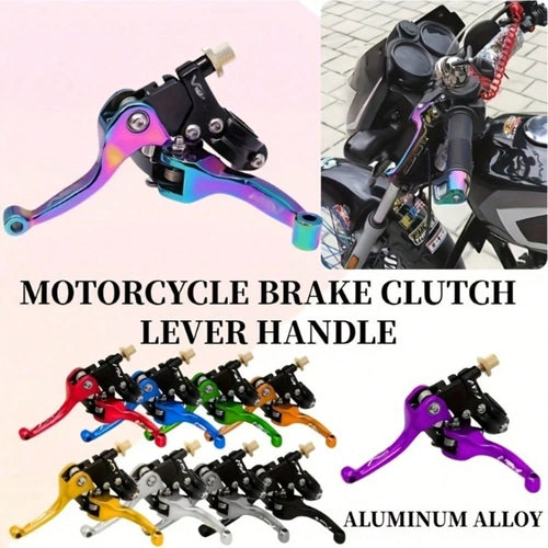 Universal Motorcycle Clutch And Brake Levers – Aluminum Alloy Off-Road Bike Handlebar Set (1 Pair)