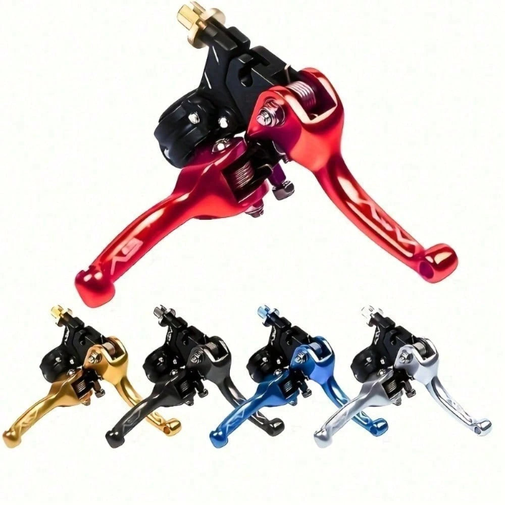 Universal Motorcycle Clutch And Brake Levers – Aluminum Alloy Off-Road Bike Handlebar Set (1 Pair)