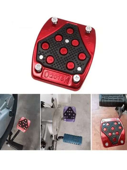 Universal Motorcycle Foot Peg Extender- Anti-Slip Multi-Color Iron Brake Pedal Cover, Fit For Various Motorcycles And Scooters