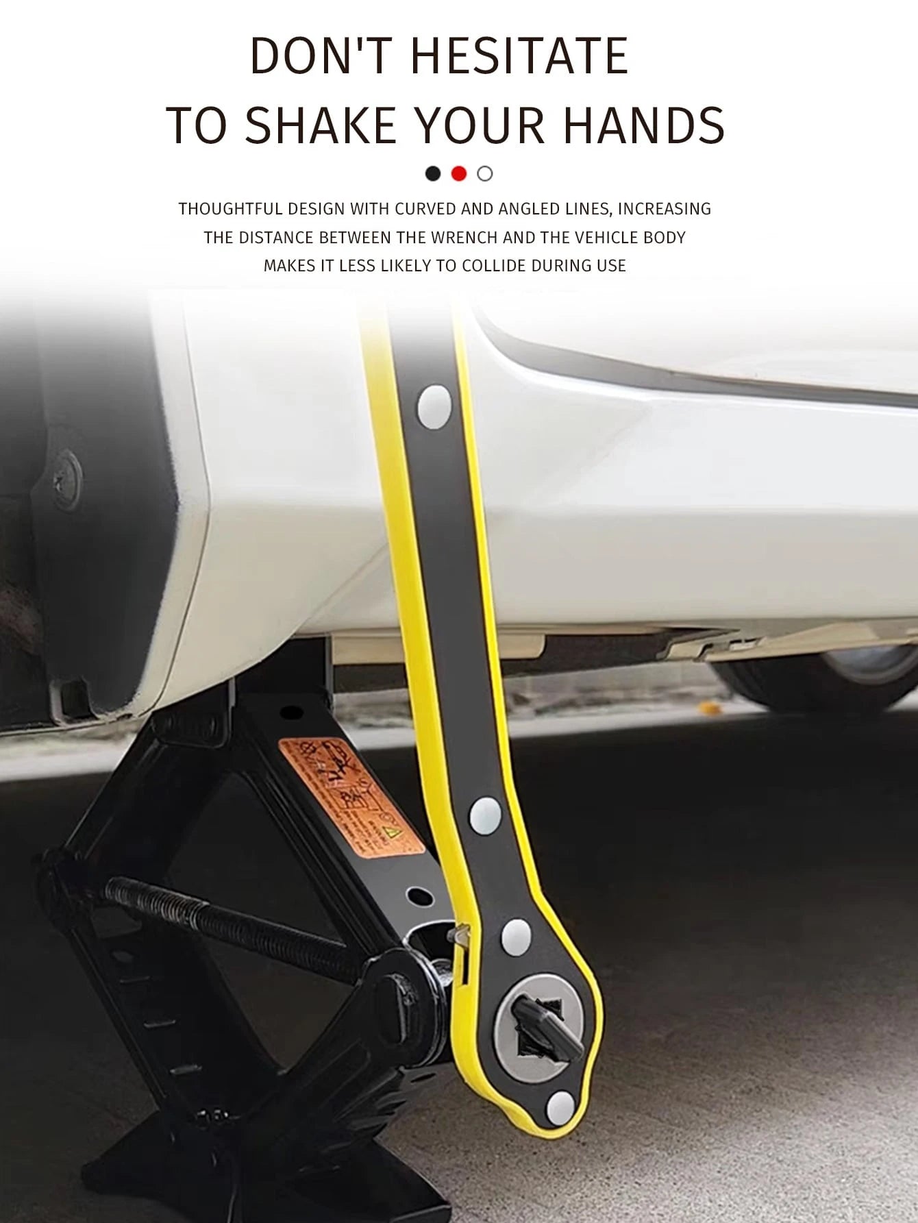 Universal Ratchet Wrench- Dual-Purpose Slotted Wrench, Convenient For Automotive And Tire Maintenance And Repair