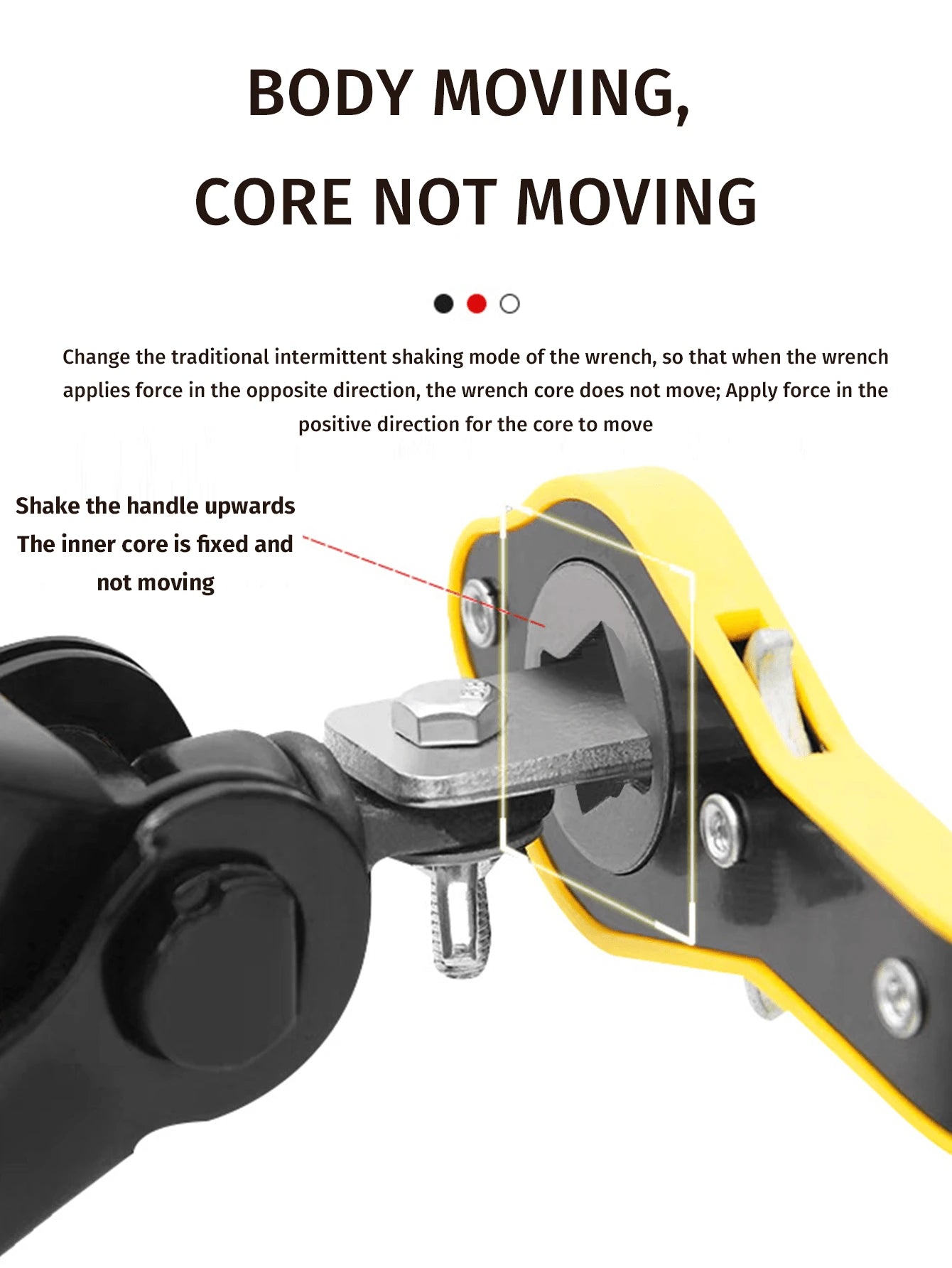 Universal Ratchet Wrench- Dual-Purpose Slotted Wrench, Convenient For Automotive And Tire Maintenance And Repair