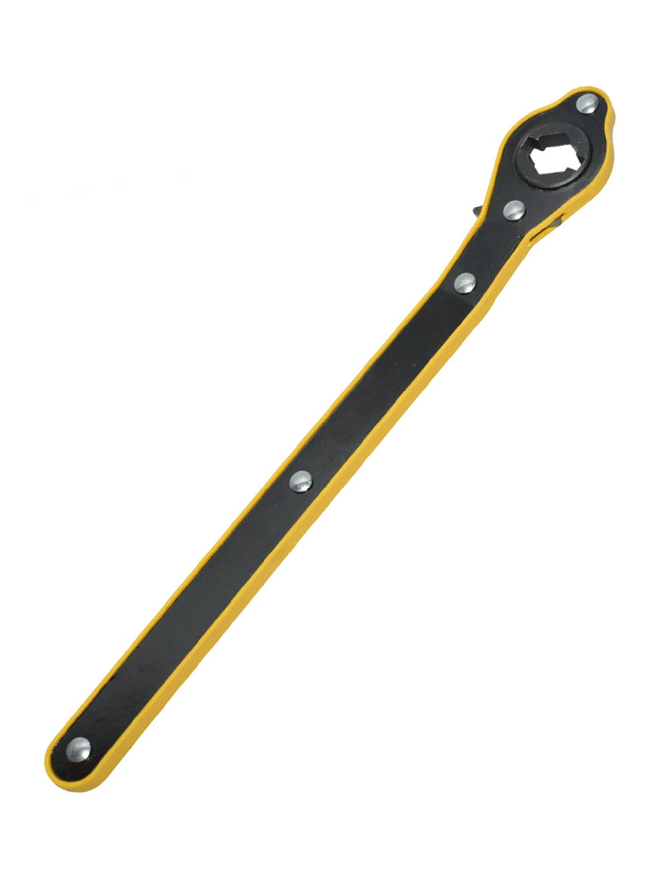 Universal Ratchet Wrench- Dual-Purpose Slotted Wrench, Convenient For Automotive And Tire Maintenance And Repair