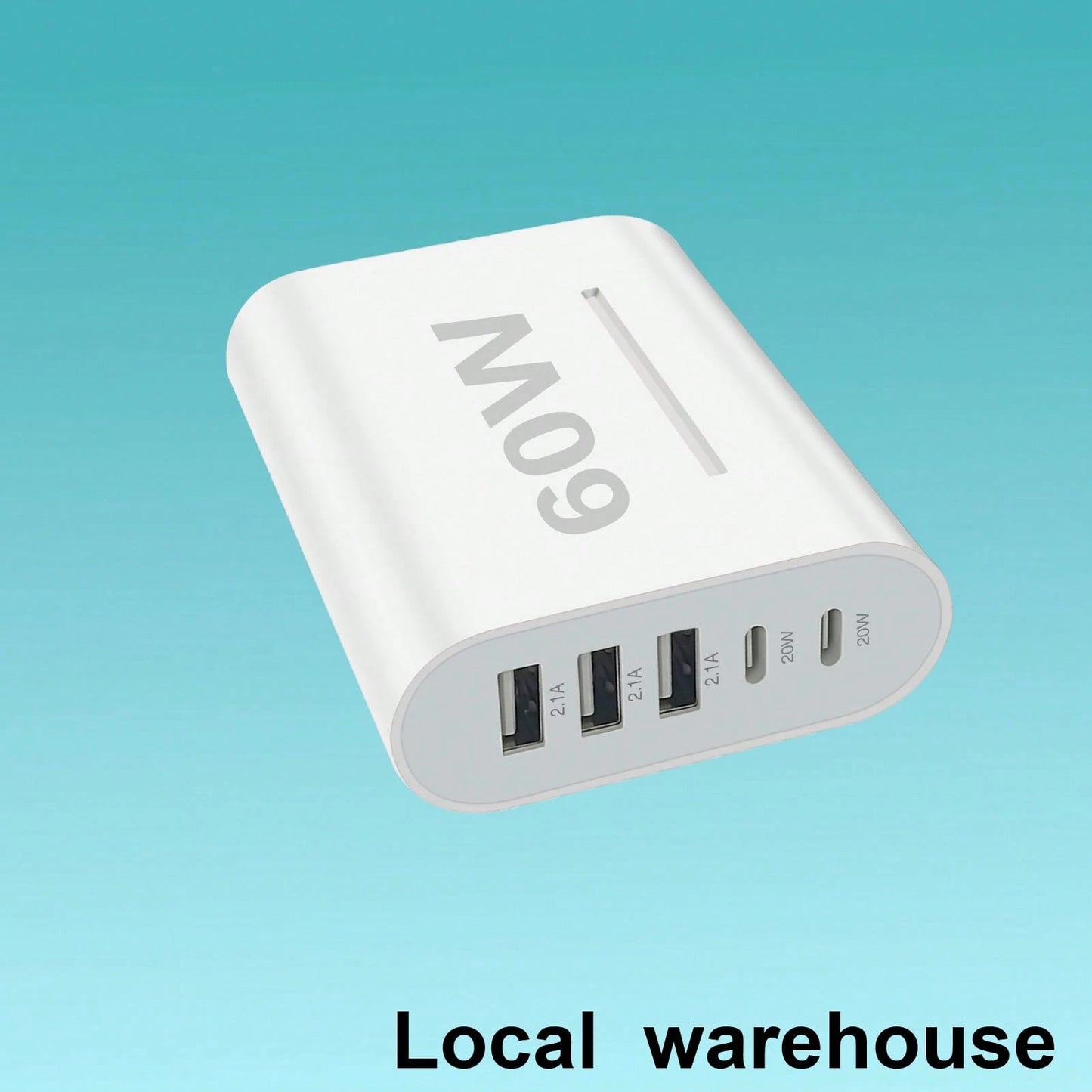 USB Type C Fast Charger Compact 5 Port PD Fast Charger, Charge Efficiently Compatible With Multiple Devices Suitable For Multiple People Charging, Multiple Devices Charging, Home Charging Needs, And O
