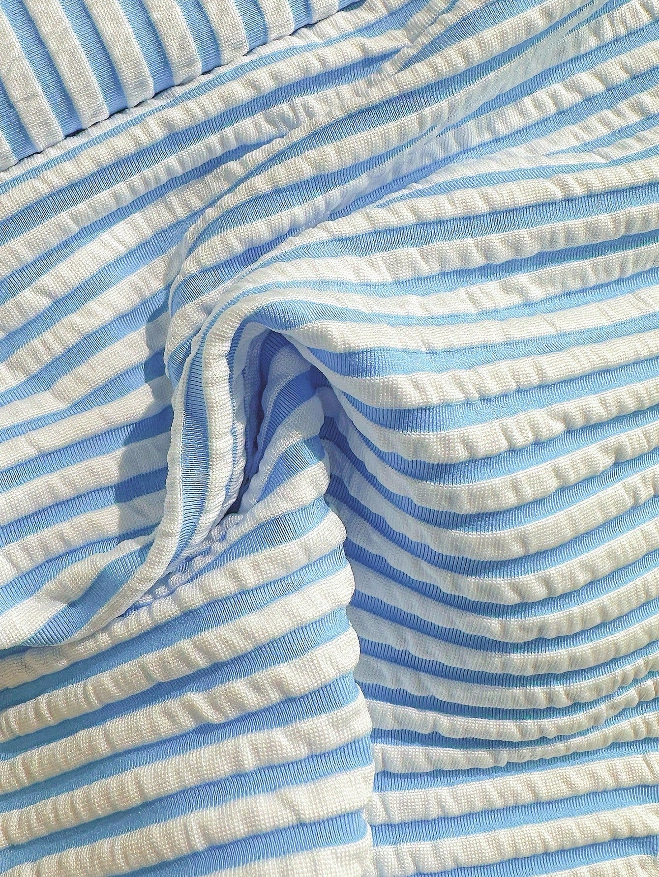 VCAY Plus Size Women Summer Beach Striped Bikini Swimsuit Set Bathing Suits For Woman Swim Sets