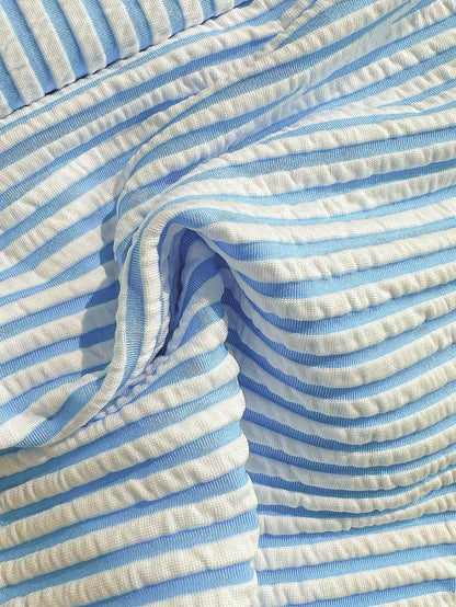 VCAY Plus Size Women Summer Beach Striped Bikini Swimsuit Set Bathing Suits For Woman Swim Sets