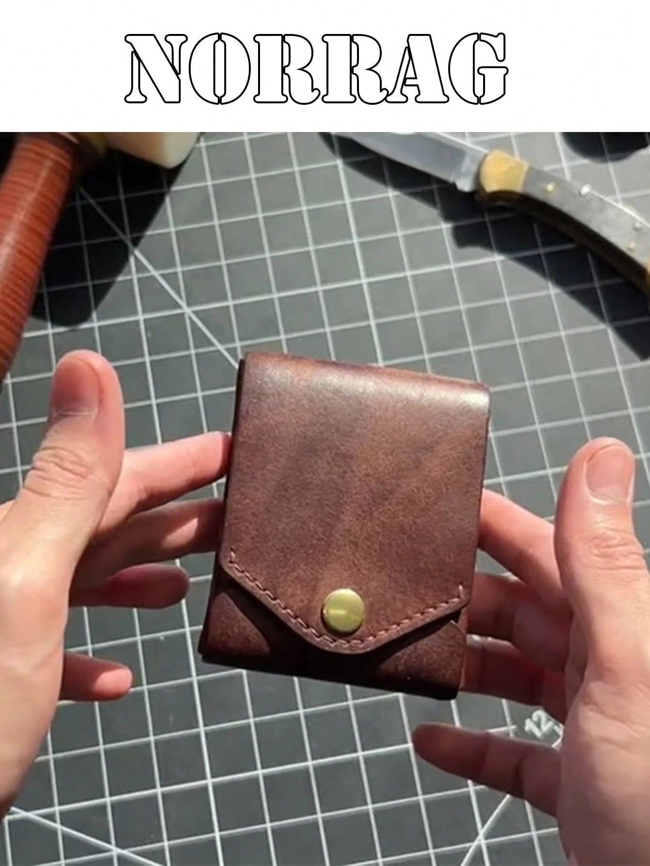 Vintage Mini Coin Purse Magnetic Men's Wallet, Solid Color Multi-Function Card Holder, Fashion Winter Hot Selling Item