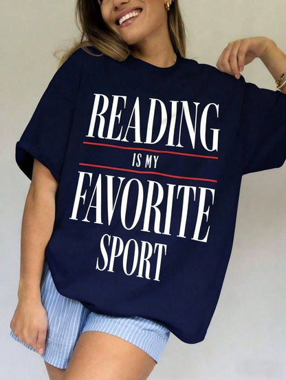 Vintage Reading Is My Favorite Sport Shirt, Bookish Tee, Book Reader Gift, English Teacher Gift, Bookworm Tshirt, Librarian Shirt, Booklover,% Cotton