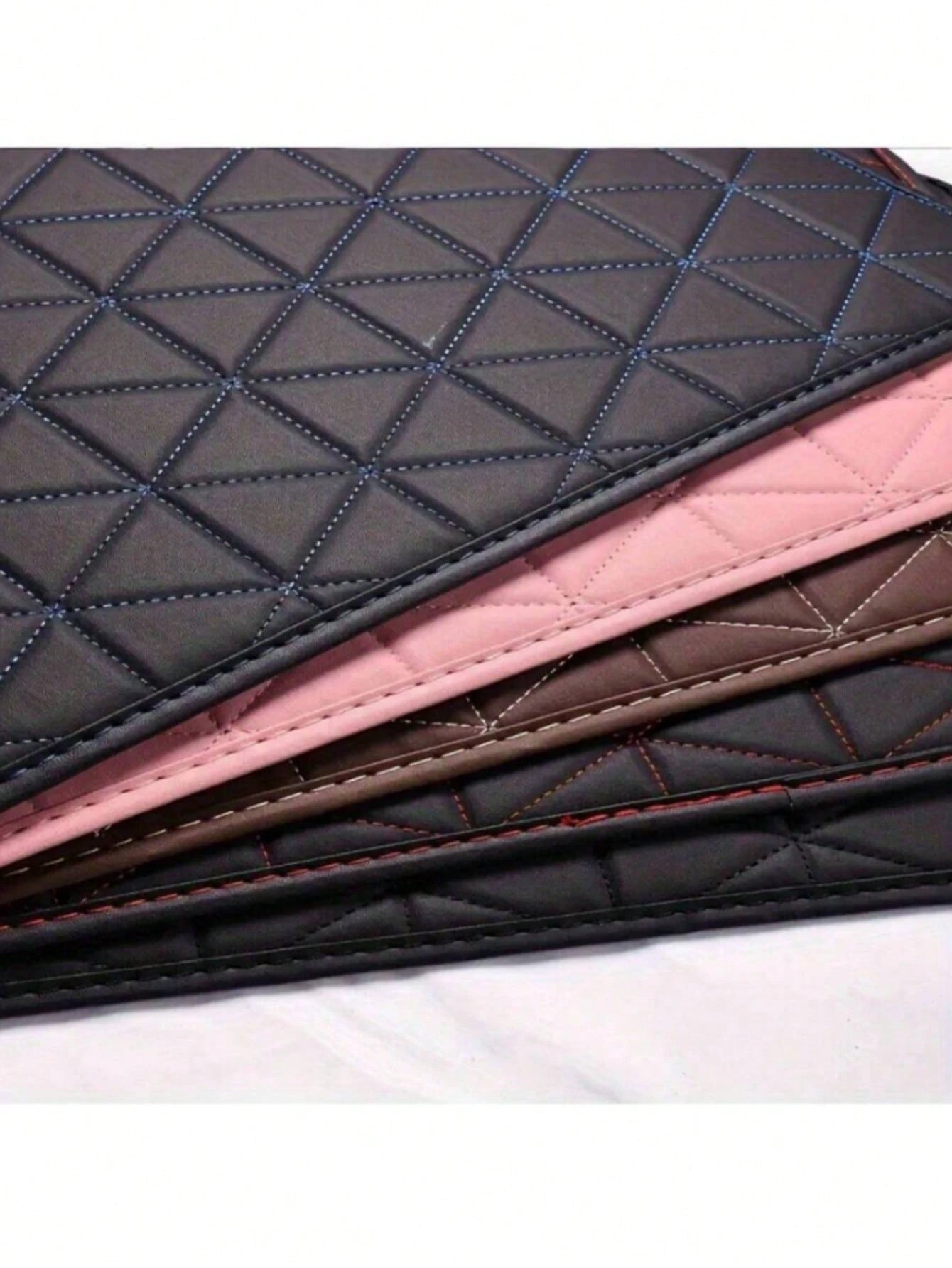 Waterproof PU Car Floor Mats, Full Set Front And Rear Carpets For Interior Protection, Car Interior Accessories, Durable Stylish Simple Design For Men And Women, All-Weather Protection, Easy Cleaning