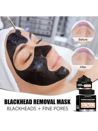 west month Cleaning Blackhead Removal Mask- Peel Off Tear Type Blackhead Removing Activated Carbon Cleaning, Dirts, Pores Facial Mask For Women And Men
