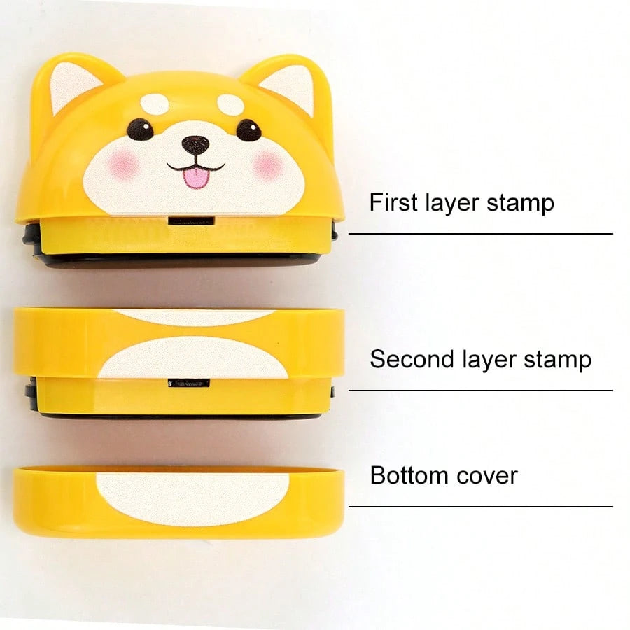 White + Black Ink Personalized Name Stamp No More Losing Track Of Stuff- One Stamp To Label Everything These Stamps Work On Everything! From Clothes To Lunchboxes To Water A Ground-Breaking Solution