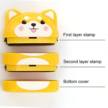 White + Black Ink Personalized Name Stamp No More Losing Track Of Stuff- One Stamp To Label Everything These Stamps Work On Everything! From Clothes To Lunchboxes To Water A Ground-Breaking Solution
