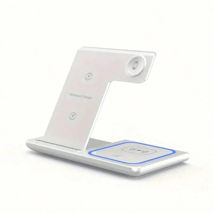 Wireless Charging Station 3-In-1 15W Fast Charging Charger Cradle For 16 15 14 13 12 11 X 8 Pro Max/Pro/Mini/Plus For Watch Ultra10/ 9/8 7/6/5/4/3/2 SE For Pods 3/2/Pro Gifts For Mother, Family, Frien