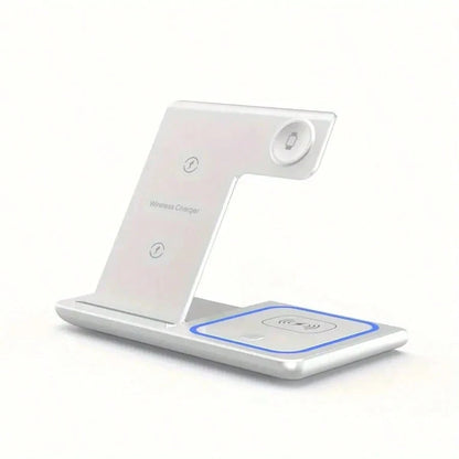 Wireless Charging Station 3-In-1 15W Fast Charging Charger Cradle For 16 15 14 13 12 11 X 8 Pro Max/Pro/Mini/Plus For Watch Ultra10/ 9/8 7/6/5/4/3/2 SE For Pods 3/2/Pro Gifts For Mother, Family, Frien