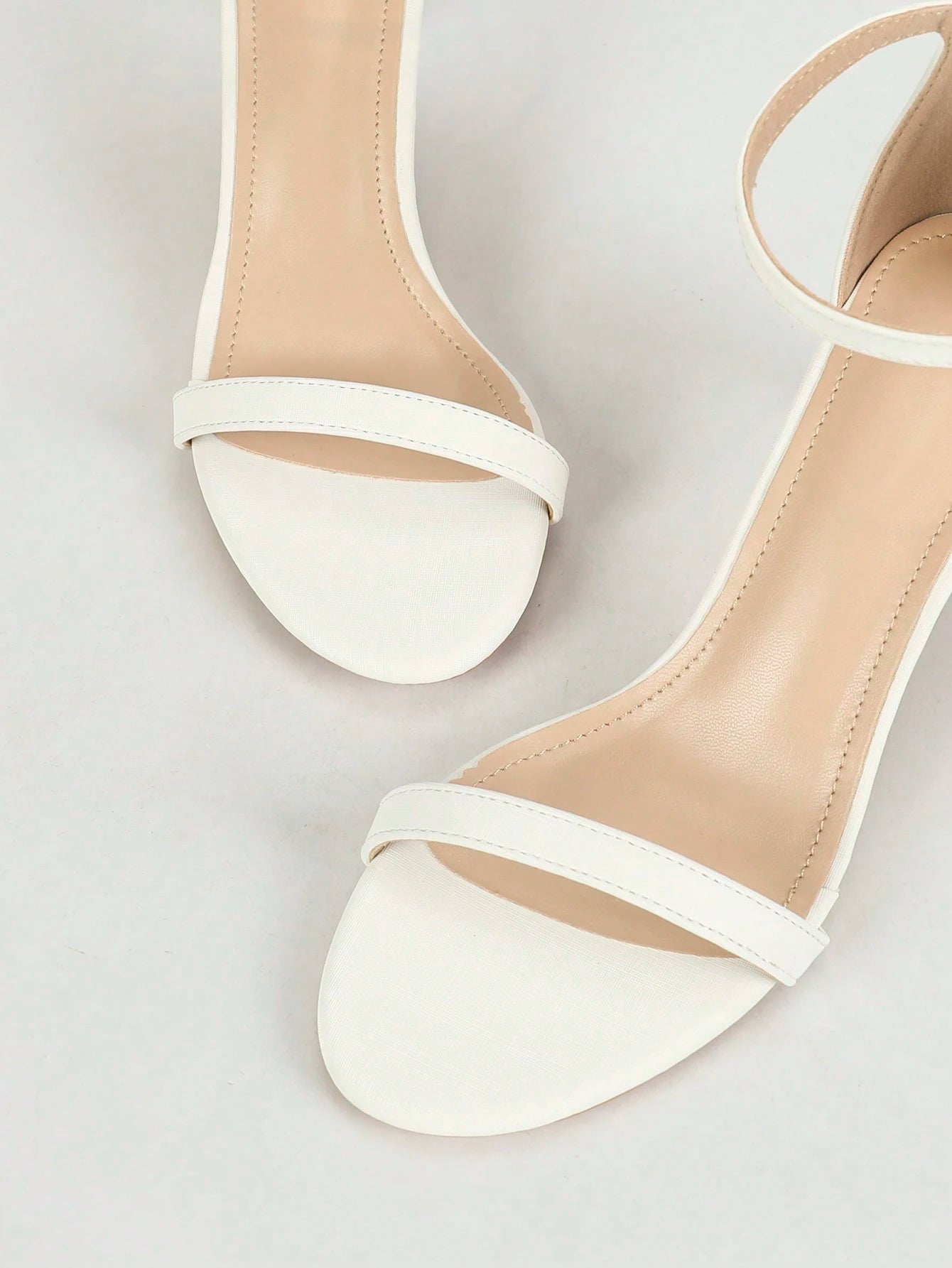 Women High-Heeled Sandals Square Toe White Stilettos Women Shoes Fashionable Sexy Elegant High-Heeled Women Shoes,Kitten Heels,Spring Summer Outfits