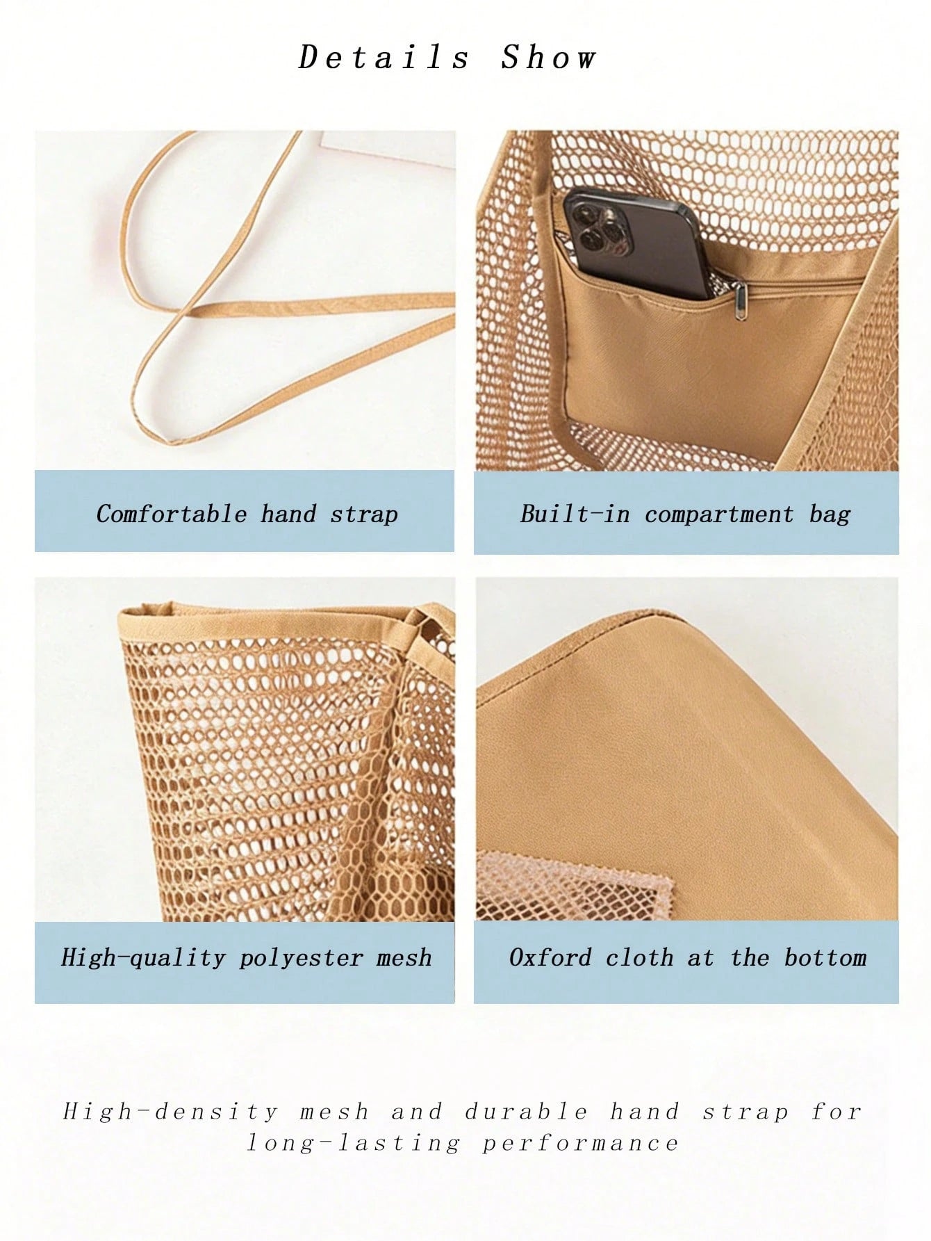Women's Breathable Large Capacity Straw Knitting Tote Bag Casual Beach Shoulder Handbag Suitable For Summer Vacation Daily Commute And Weekend Getaway