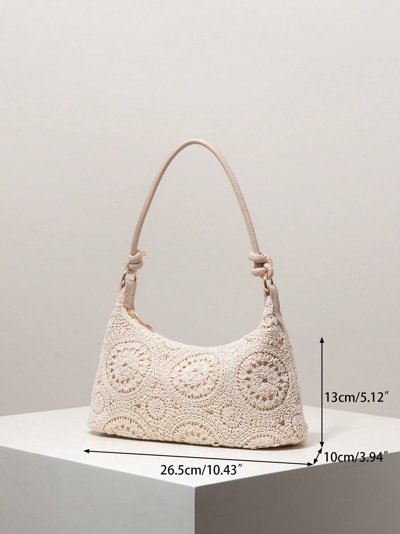 Women's Floral Print Shoulder Bag, Bohemian Style Summer Beach Bag, Essential For Travel And Vacation,Holiday,Straw Bag, Boho Chic
