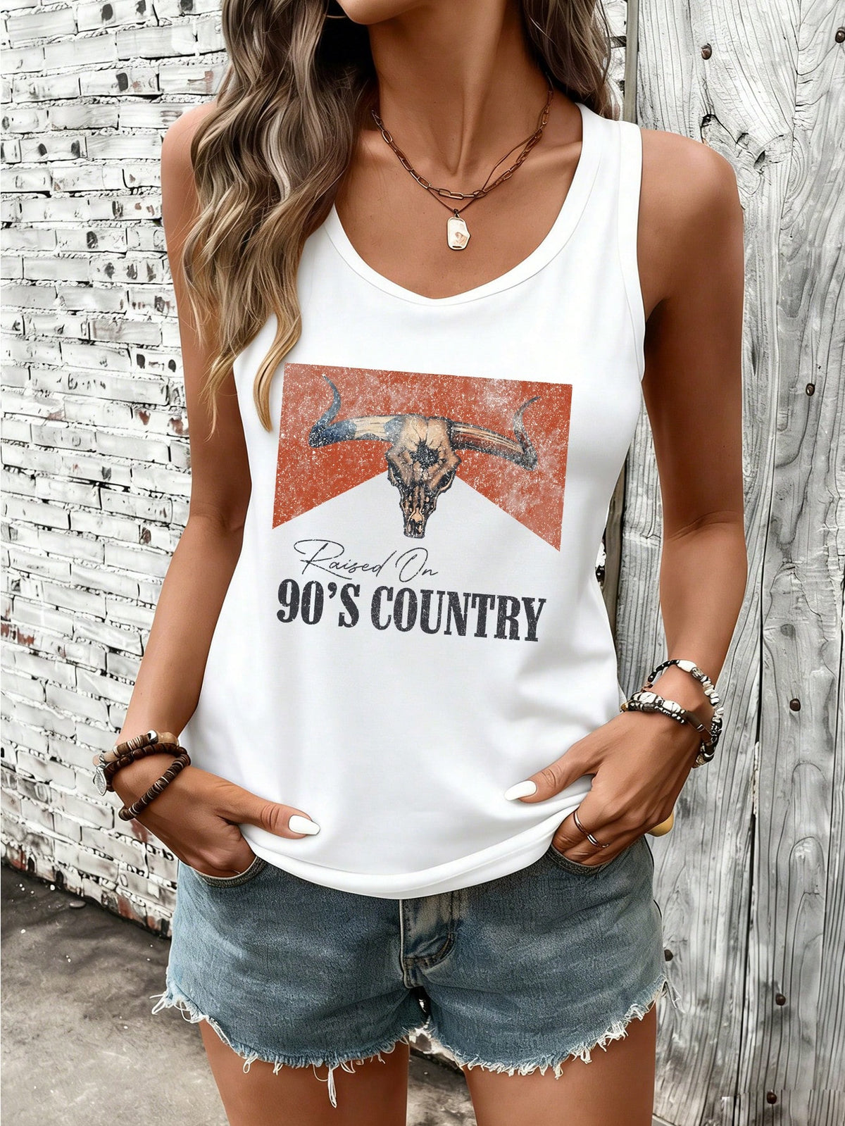 Women's Free Bird Eagle Retro Graphic Racerback Tank Top, 180G Vest Casual Summer Top, Classic Rock Lyric Tees, Vacation Outfits Women, Summer Clothes