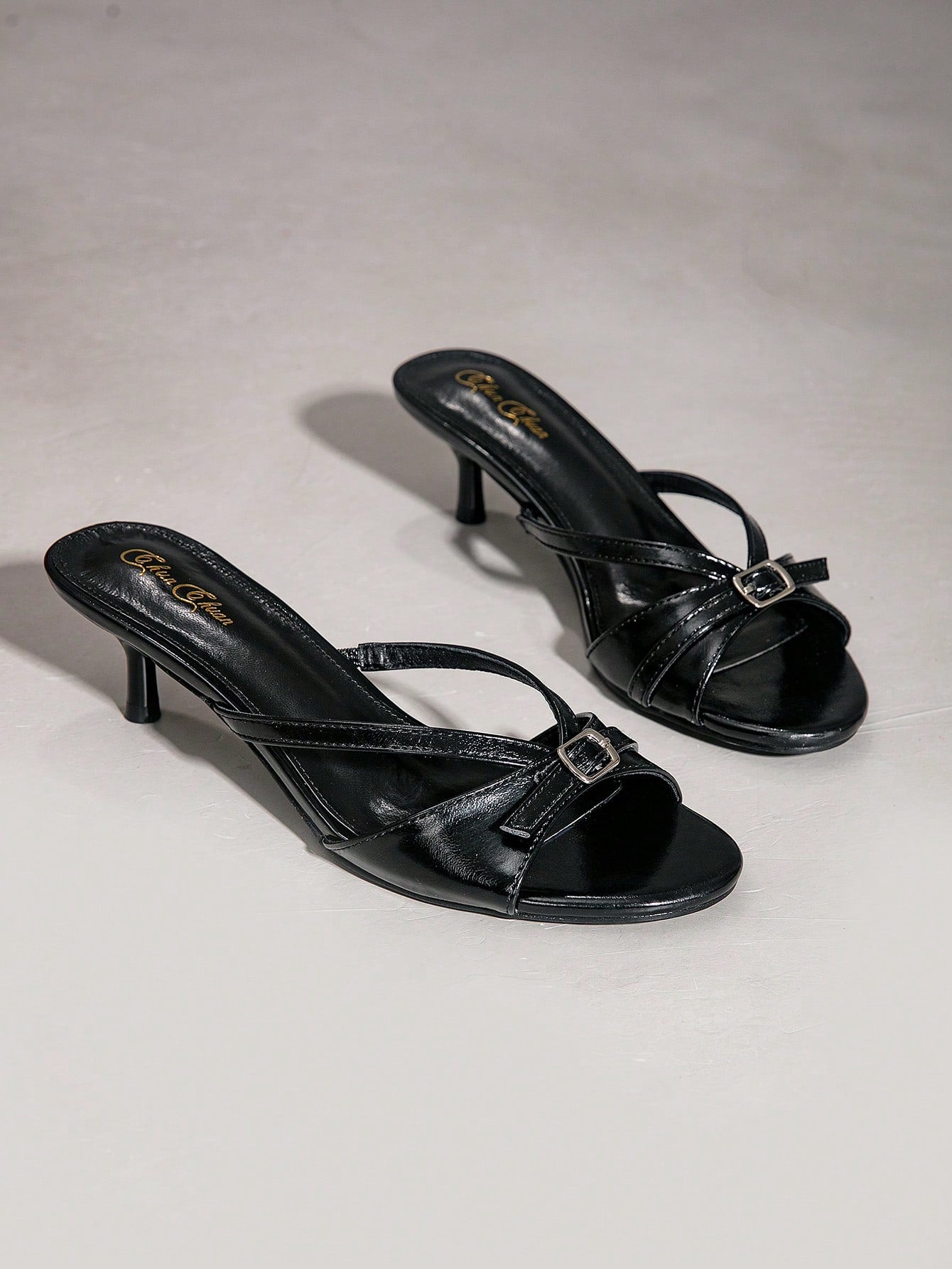 Women's Kitten Heel Round Toe Sandals, Celebrity Cross Strap Slides, Bowknot Sandals Summer Women's Shoes, Open Toe Stiletto High Heel Sandals, Party High Heel Sandals Women, Non-Slip Stiletto Heel Sa
