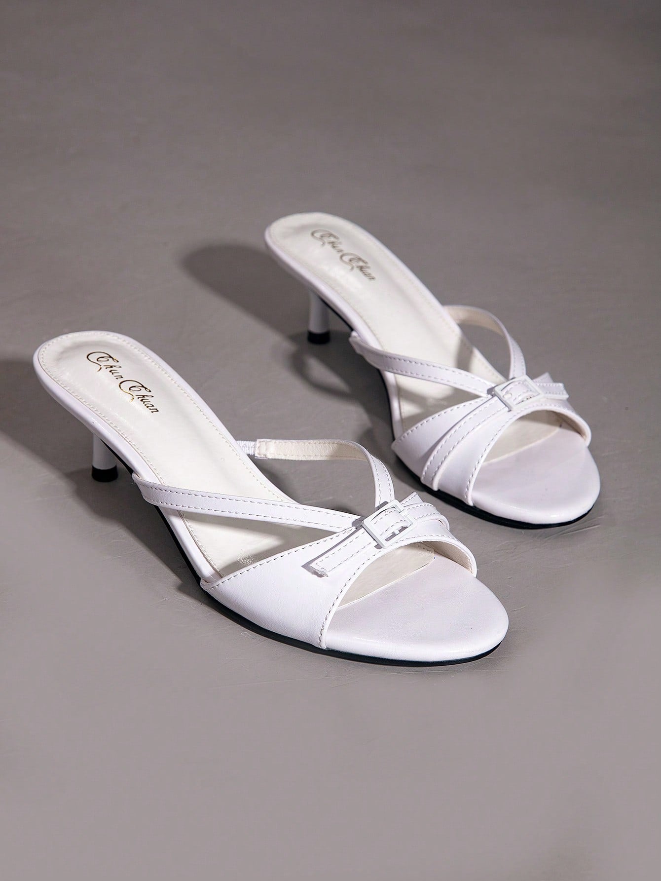 Women's Kitten Heel Round Toe Sandals, Celebrity Cross Strap Slides, Bowknot Sandals Summer Women's Shoes, Open Toe Stiletto High Heel Sandals, Party High Heel Sandals Women, Non-Slip Stiletto Heel Sa