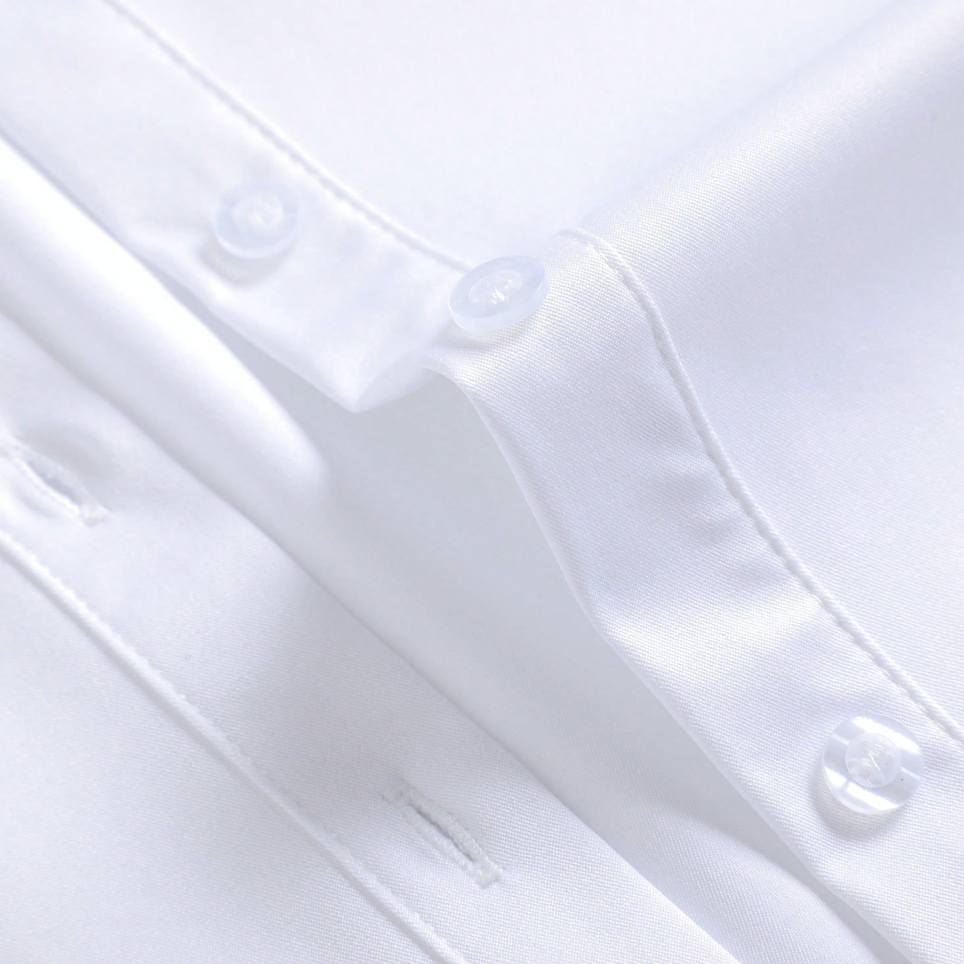 Women's Long Sleeve Wrinkle-Resistant Shirt, White, Professional Formal Workwear Blouse Spring