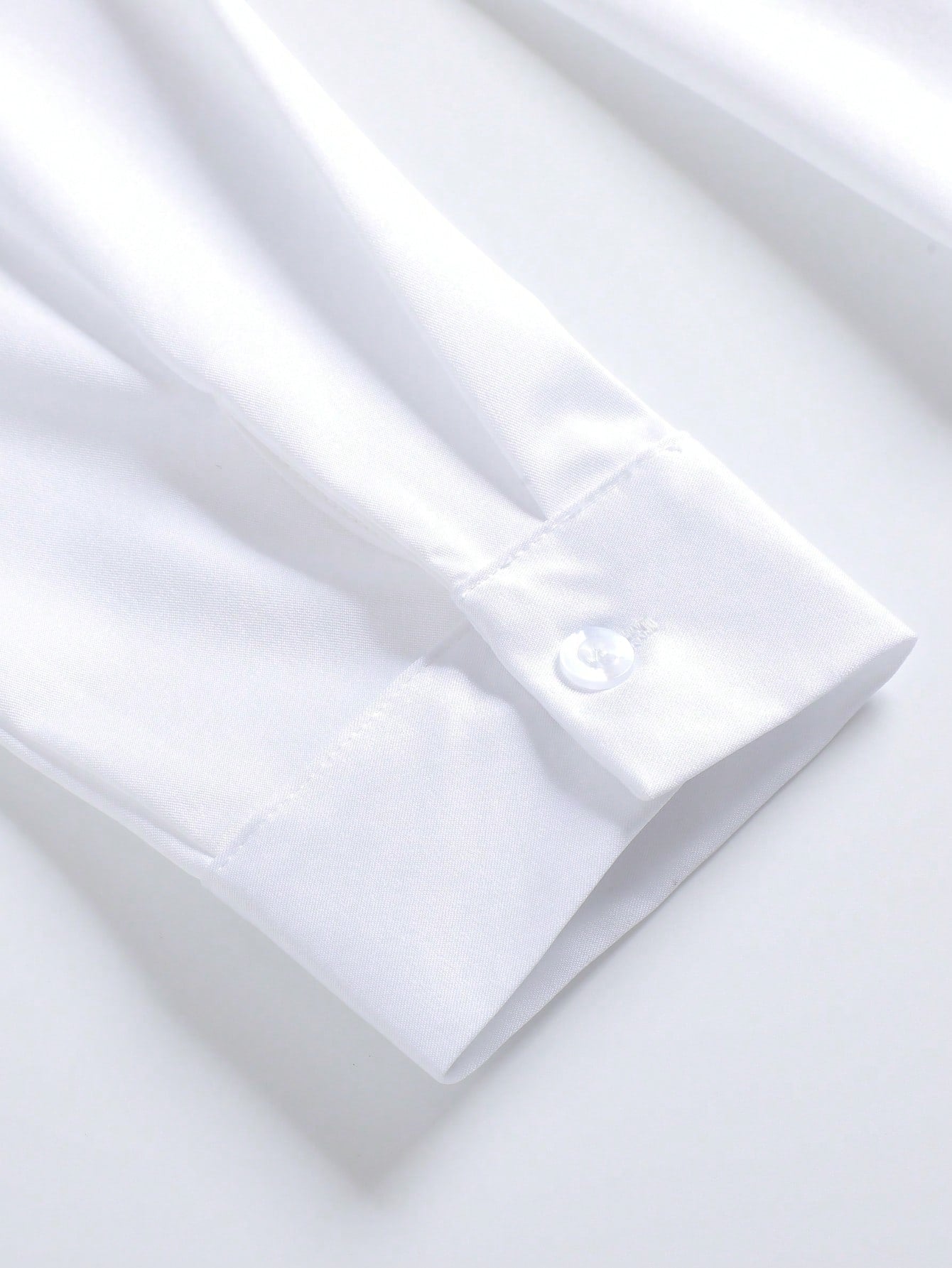 Women's Long Sleeve Wrinkle-Resistant Shirt, White, Professional Formal Workwear Blouse Spring