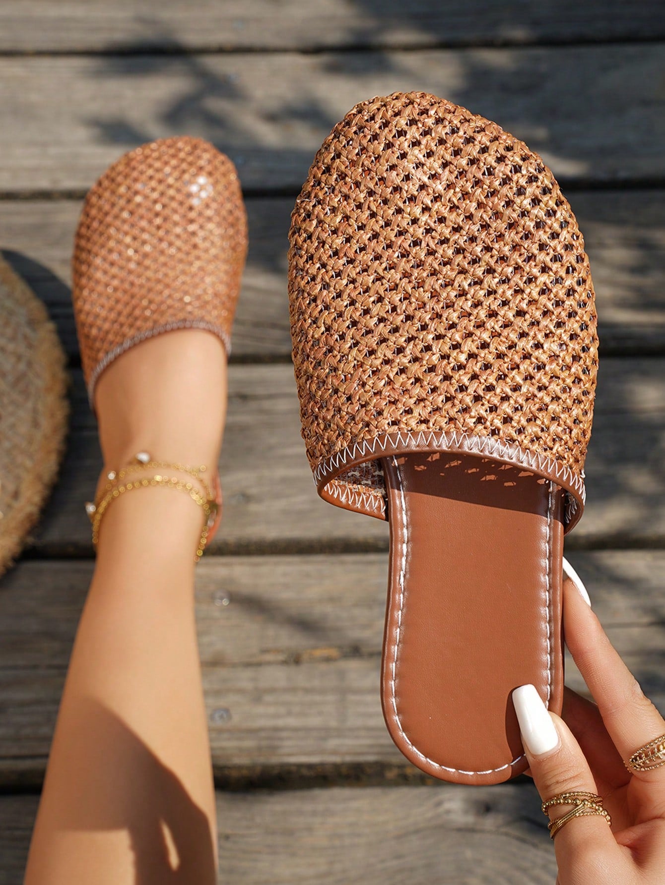 Women's New Arrival Hollow-Out Comfortable Flat Beach Sandals