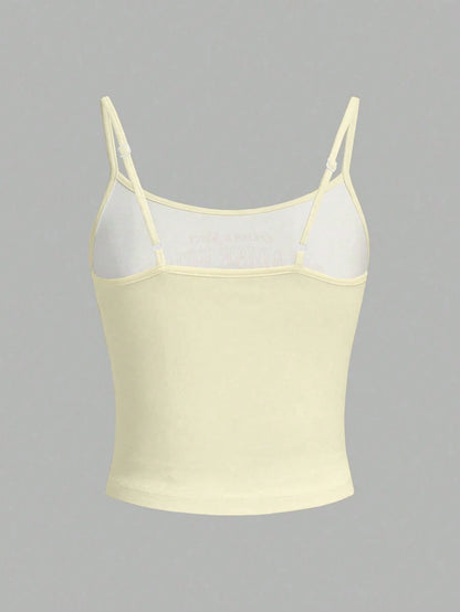 Women's Slim Fit Fruit Print Camisole Top, Summer Y2K Sexy Look