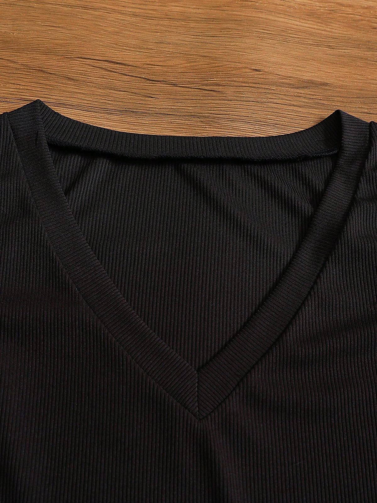 Women's Solid Color Elegant Casual Knit Fabric Split Bodycon Dress, Suitable For Vacation, Wedding, Birthday Party, Date, Spring/Summer Black