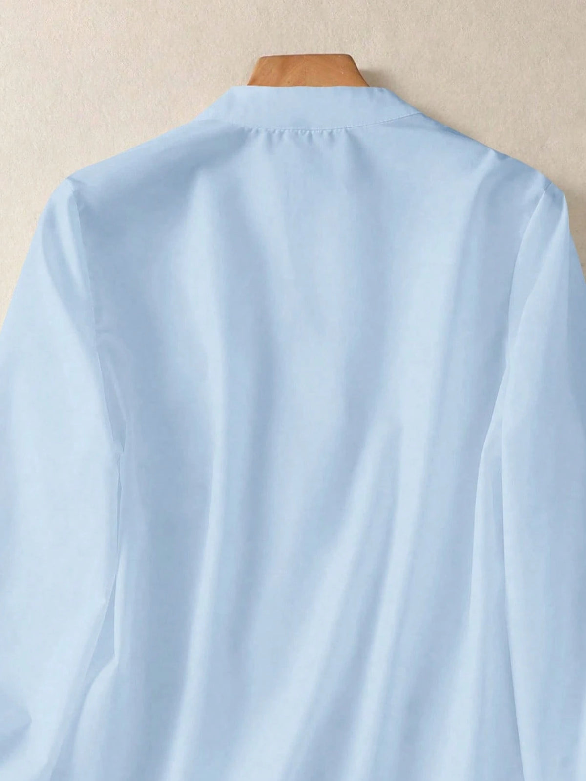Women's Solid V Neck Button Down Shirt, Long Sleeve Casual Elegant Blouse With Pocket, Daily, Holiday, Travel, Spring Summer Fall Winter Essential