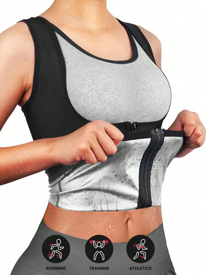 Women's Sports Outdoor Body Shaping Sauna Vest