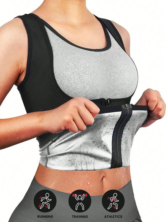 Women's Sports Outdoor Body Shaping Sauna Vest