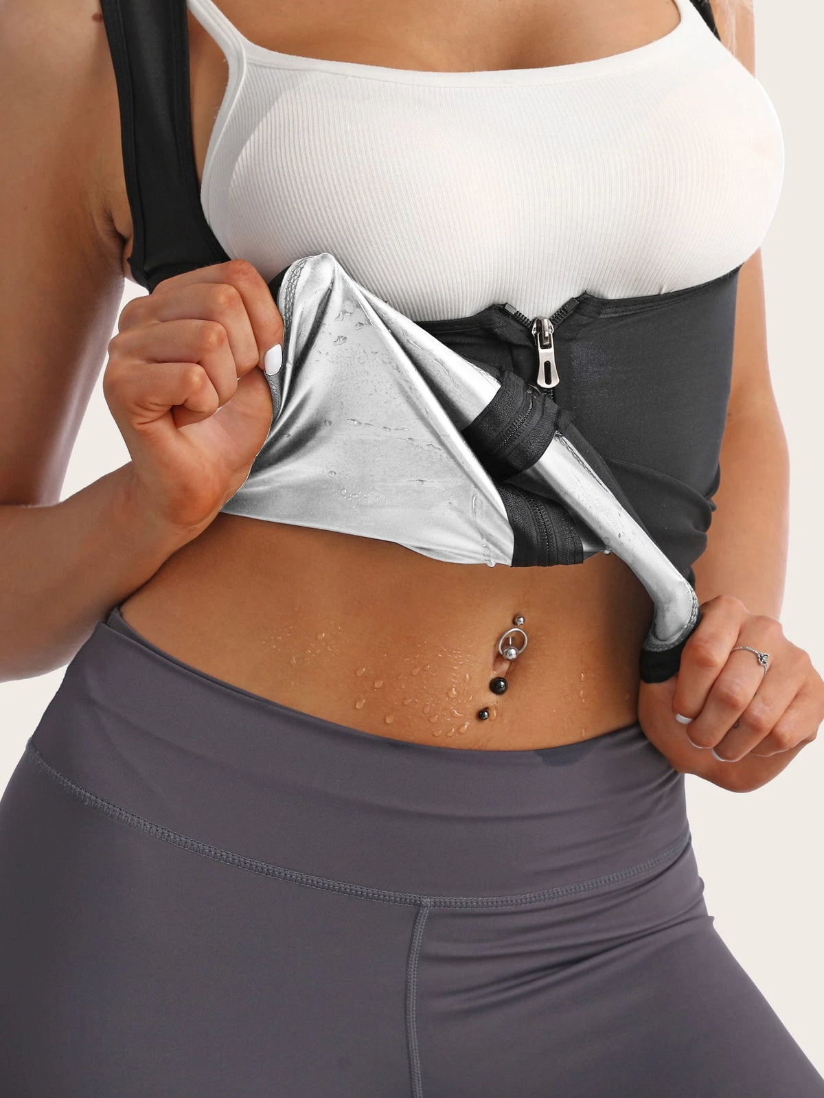 Women's Sports Outdoor Body Shaping Sauna Vest