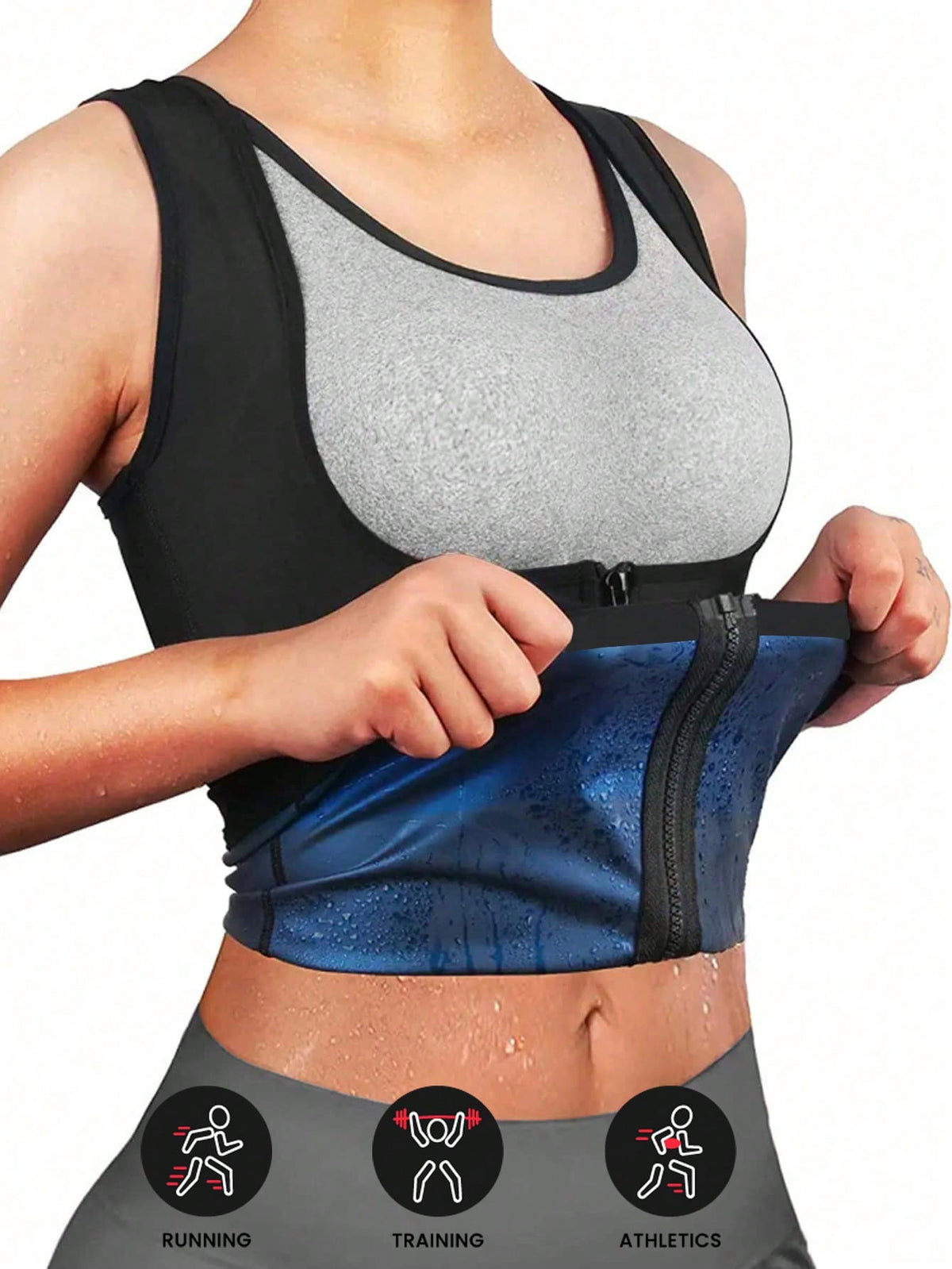 Women's Sports Outdoor Body Shaping Sauna Vest