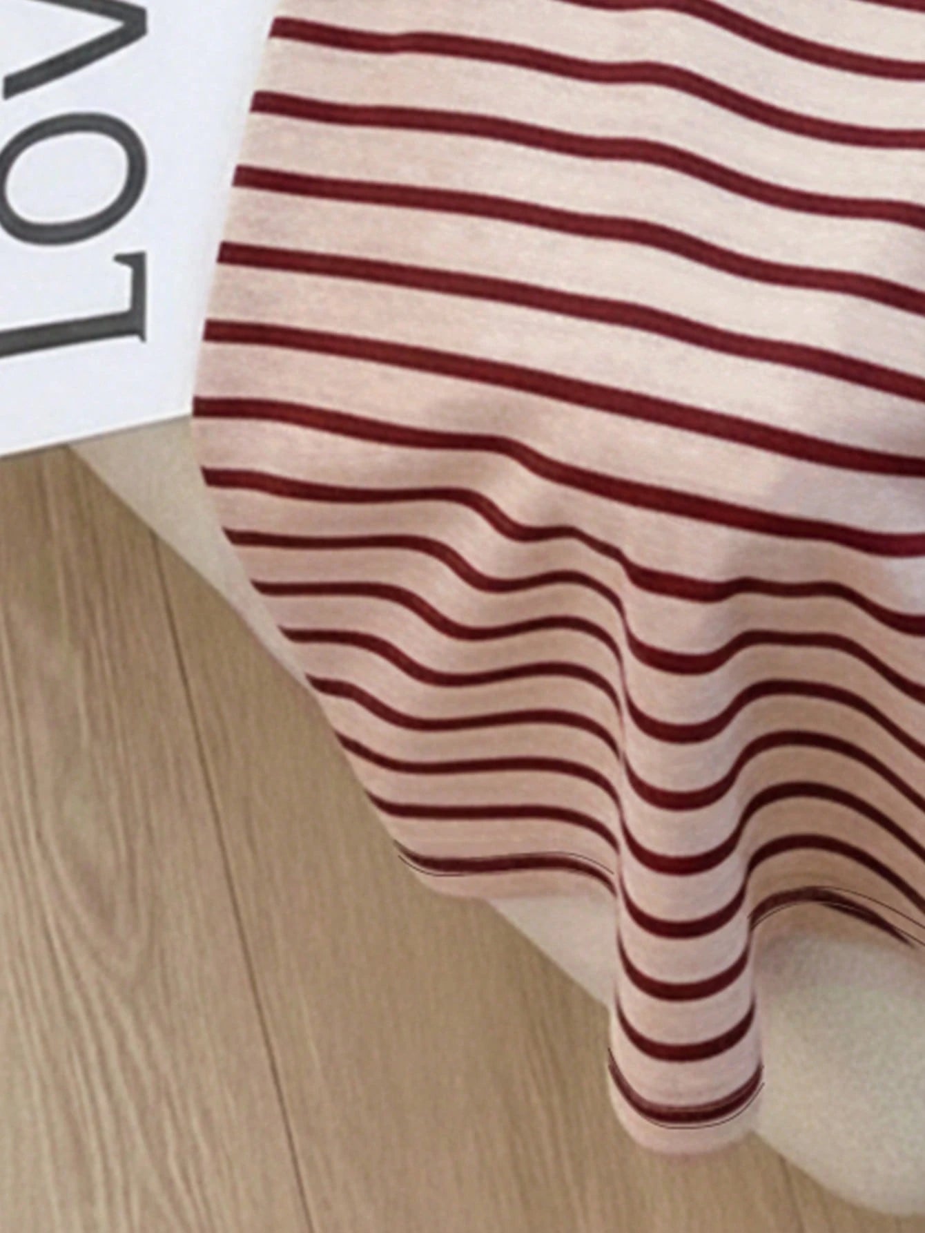 Women's Striped Patchwork Puppy Print Casual Vacation Dress