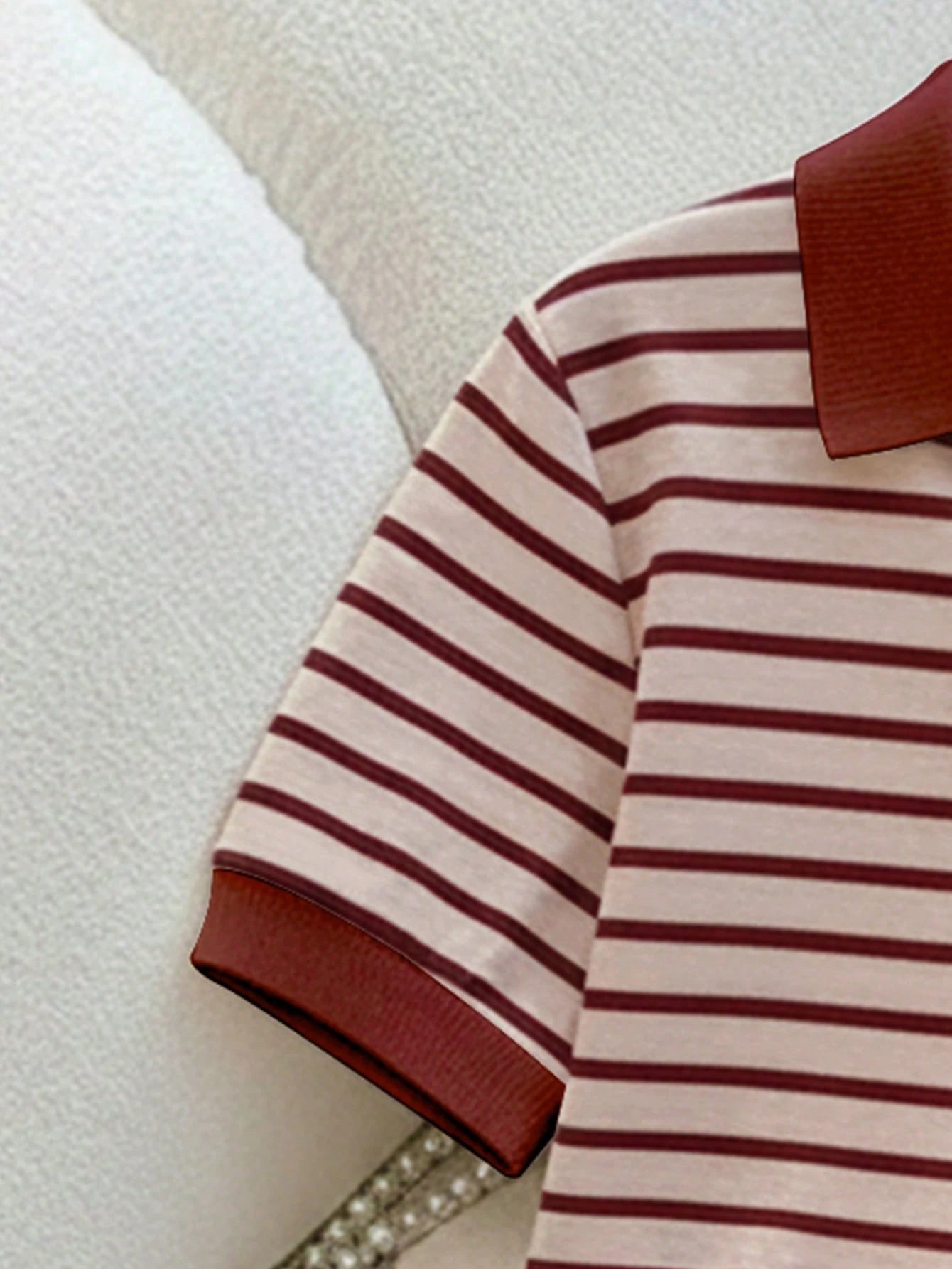 Women's Striped Patchwork Puppy Print Casual Vacation Dress