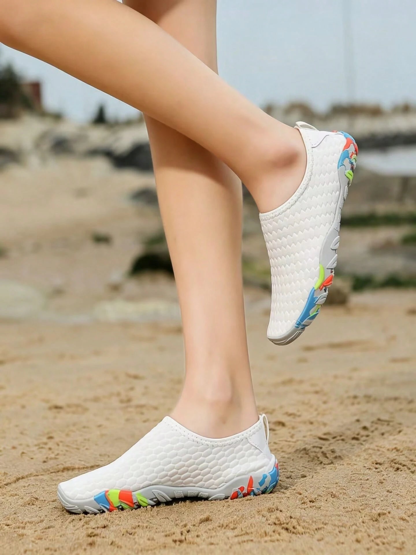 Women's Wading Shoes, Non-Slip Breathable Snorkeling Shoes, Suitable For Swimming Pools, Beach Shoes, Surfing Vacation, Couple Shoes