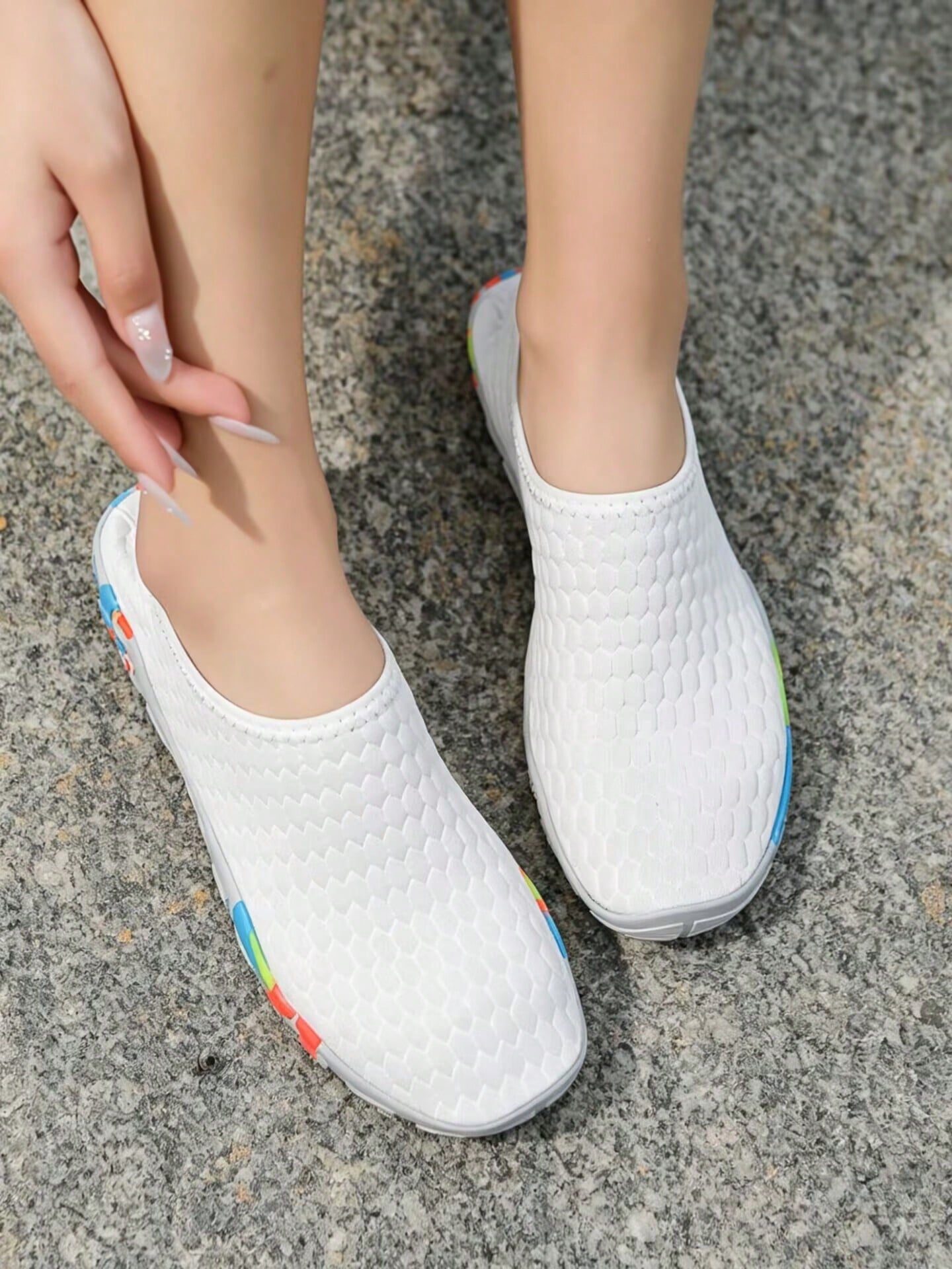 Women's Wading Shoes, Non-Slip Breathable Snorkeling Shoes, Suitable For Swimming Pools, Beach Shoes, Surfing Vacation, Couple Shoes
