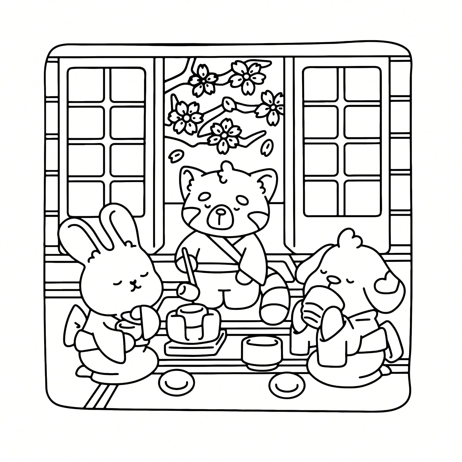 Wonderful Places: Cozy Travel Coloring Book- 40 Pages, 205gsm Thick Opaque Paper| Imaginative Global Destination Scenes (Cute Puppies And Bears Skateboarding Around Iconic Landmarks)| Bold Outlines