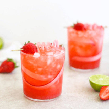 Wood Stove Kitchen - Strawberry & Basil Cocktail and Mocktail Mixer, 16 fl oz