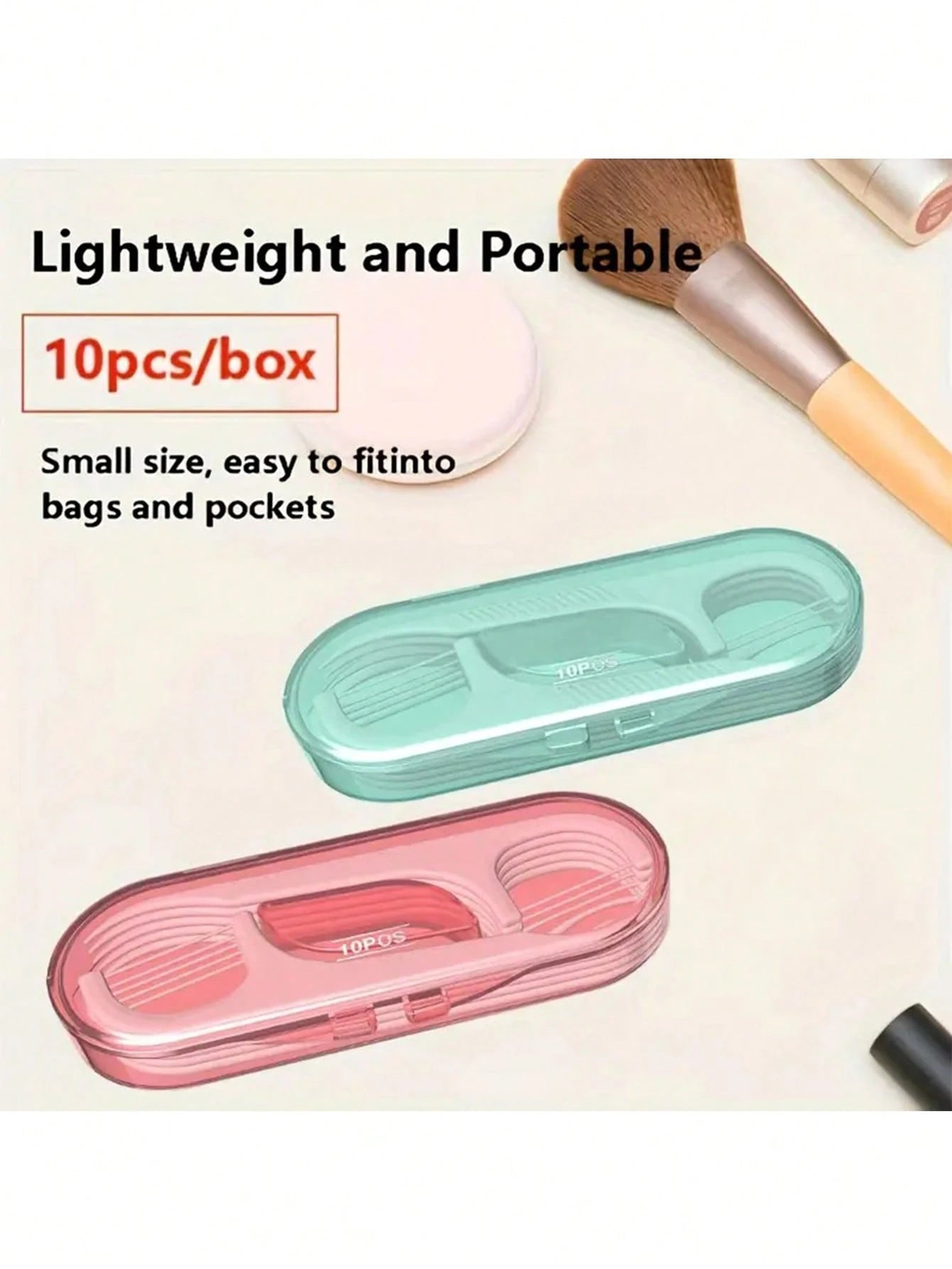 X Milania 10 Dental Floss Per Box- Portable, Effective, And Essential Travel Oral Care For Cleaning Food Residue With Multiple Sets To Choose From